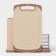 Stand for knives and cutlery of the share "Tenderness", plastic, beige