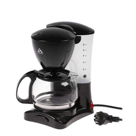 Coffee machine Luazon LKM-651, drip, 650 W, 0.6 l, black-3