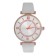 Women's watches female "Melli", D-3 cm, white strap