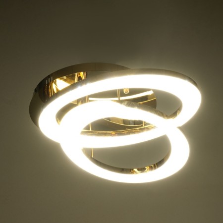 Causteen with PDU "Mons" 2xled 96W 3000-6000k gold 50x34x15 cm-4