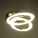 Causteen with PDU "Mons" 2xled 96W 3000-6000k gold 50x34x15 cm