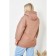 Female hoodies, size 62, brown color