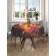 The tablecloth “Space drawings”, round, Saten, d = 150 cm