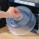 SCF cover, D = 25 cm, h = 10.5 cm, transparent color