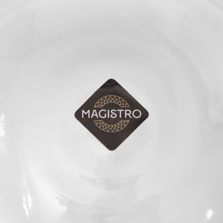 Glass pyla with double walls Magistro "Duo", 400 ml, 13 × 13 × 8 cm-4