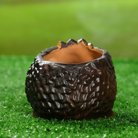 Figure Kashpo "Hedgehog" 17x10x7cm, yellow-2