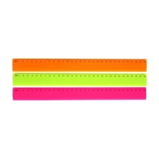 Line 30 cm, plastic, neon
