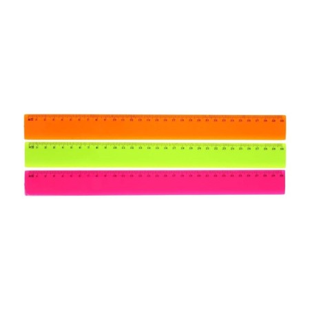 Line 30 cm, plastic, neon