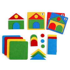 Counting material “Figure hide and seek. Houses 
