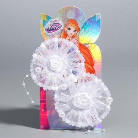 Hair bow, 2 pieces 5.5 cm, Winx-3