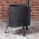 Bake under a cauldron 22 l d = 46 cm, with a chimney, with a door
