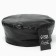 Leather beret, black color, rr 56cm