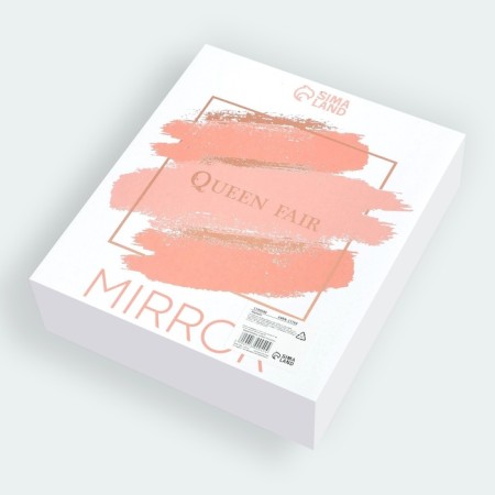 Desktop mirror, on a flexible leg, mirror surface 13.5 × 16.2 cm, white color-6