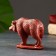 Figure "Bear" copper 9x11x5cm
