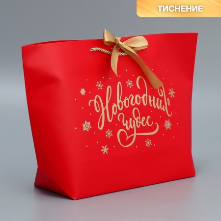Gift package "Miracles near", 26 x 25 x 11 cm, New Year