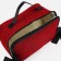 Cosmetic bag with a zipper, with a lining, burgundy color