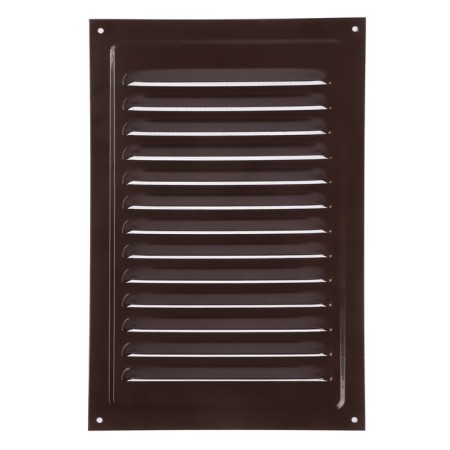 Ventilation grate Zein Lux RM2030KR, 200 x 300 mm, with a grid, metal, brown-3