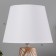 Aisha table lamp E14 40W white-gold 22x22x36 cm