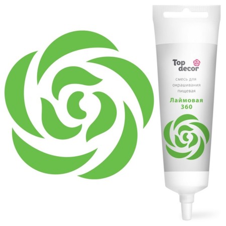 Food dye Top Decor gel "lime", 100 g-2
