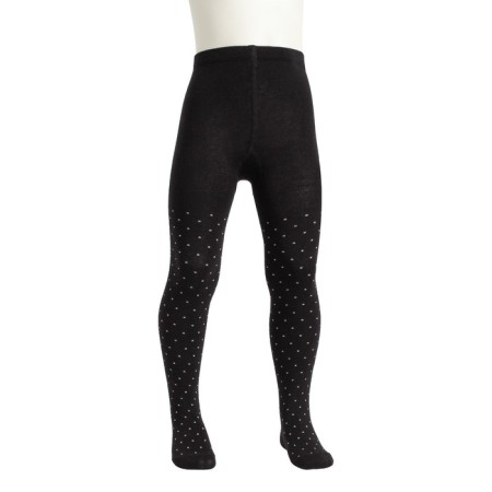 Колготки детские OMSA kids Collant 12Р31-2 горох Nero, размер 116-122-2