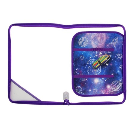 Labor folder A4, 325 x 230 x 25 mm, lightning around, folding bar, plastic, PTR-1 "rocket", with a filling of 10 items-3