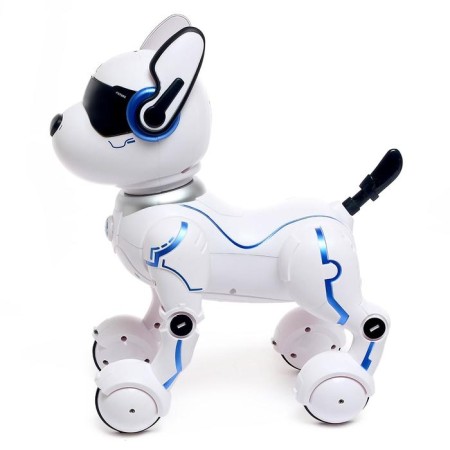 Robot dog "Futcher" Zhorya, on the control panel, interactive: sound, light, dancing, musical, on the battery-1