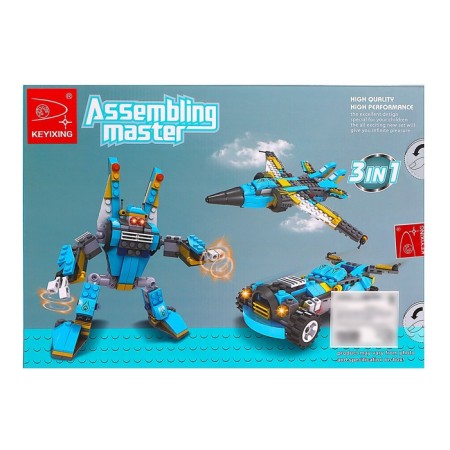 Designer captain "Robot Transformer", 3 in 1, 271 detail-5