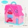 Plastic house for dolls "Family" with figures and accessories, light, sound