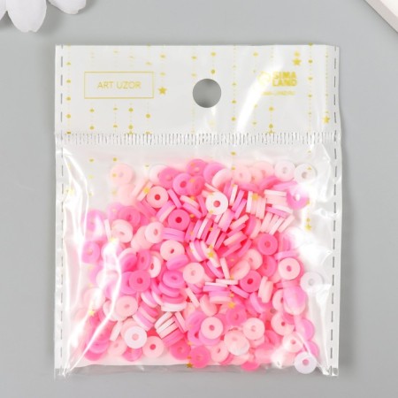 Beads for PVC Creativity "Rose Rose" set ≈ 330 pcs 0.1x0.6x0.6 cm-3