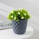 Pot for flowers with a pallet "Wave", 1.4 l, d = 14.5 cm, color gray color