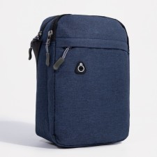 Male bag, blue color