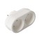 Double Electric Rexant, 6-10 a, without salary, white, 11-1074