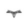 Softline collection panties, black color, size m/l