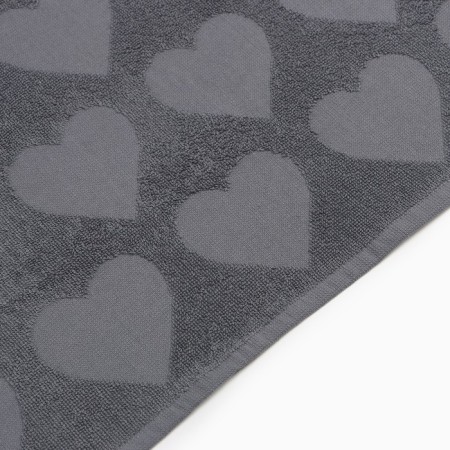 Trick Love Life "Hearts" 30*50 cm, dark gray, 100% HL, 450 g/m2-9