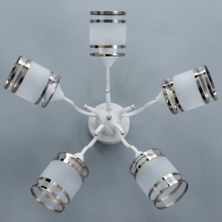 Emma chandelier 5he27 40w is white 51x51x25cm Bayerlux-4