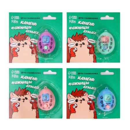 Game "Stone, scissors, paper", hedgehog, on the blister-6