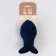 A cat's toy "fish" with cat mint, blue