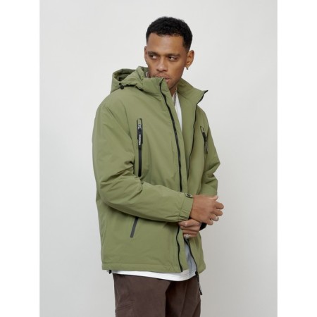Male spring jacket, size 48, green color-11