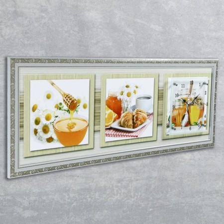 Carty clock, series: kitchen, "Honey Fantasy", 35 x 100 cm-1