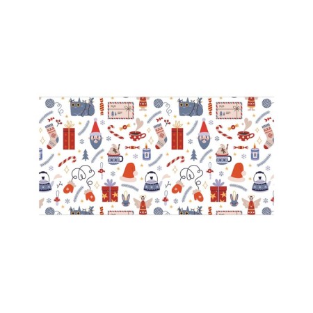 Basket for storing things "Festive cat", size 35x50 cm-1