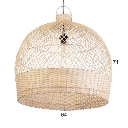 Ceiling Lamp from Rotan "Albi" 1x120W, E27, 60x60x60 cm-1