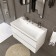 Sink uperwood Classic New 100 cm, with a decorative plum cover