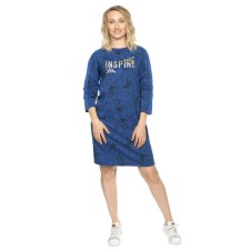 Female dress, size s, dark blue color