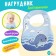 Bibsor for feeding "Favorite Baby: Kitenok", waterproof, blue color