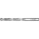 Zubrov metal drill, steel P6M5, cylindrical shank, 12 x 151 mm, class in