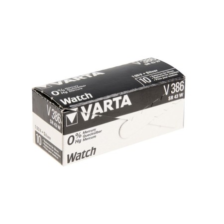 Battery VARTA Silver Oxide, 386 (SR43W) - 1BL, 1.55 V, blister, 1 pc.-2