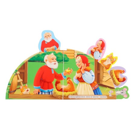 Tales with bookmarks "Ryaba chicken"-4
