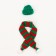 Knitted hat and scarf for toys "Snow Day"