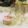 Kapron tape with metal thread “Stars and Binding”, 38 mm × 2.7 ± 0.5 m, gold color