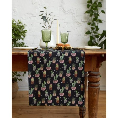 The path to the Ethel Succulents 40x149cm, 100% cotton, sarzha 190 g/m2-1